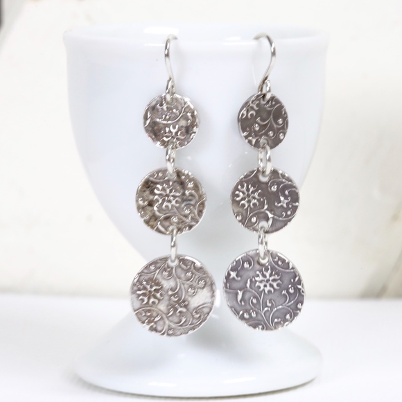 Sterling silver earring dangles - Picture 3 of 5